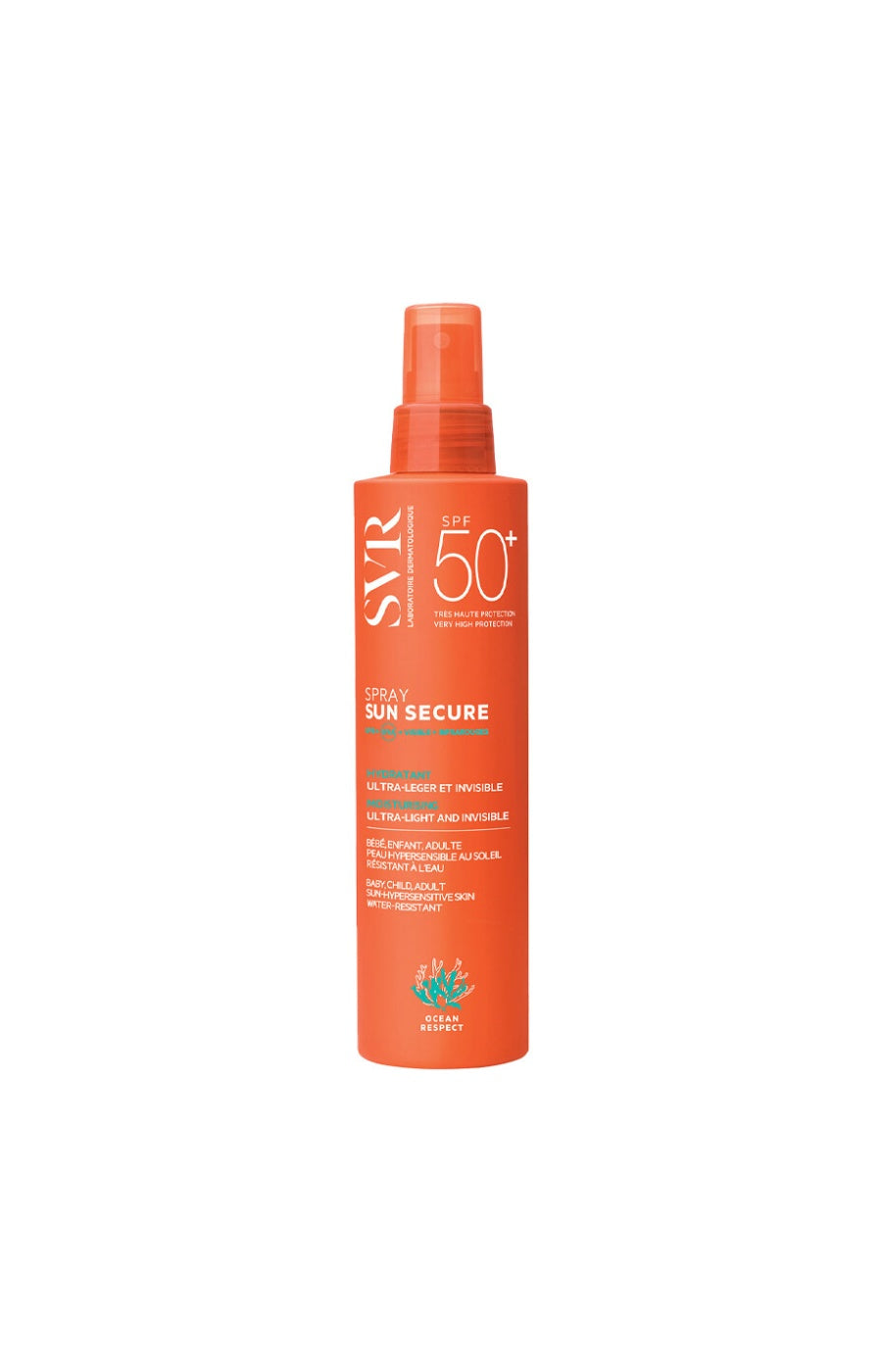Spray solaire SPF 50+ - Sun Secure - Visage & corps - 200 ml