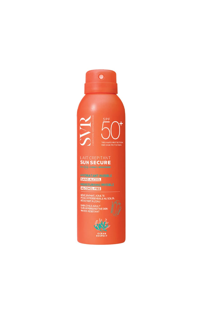 Lait solaire crépitant SPF 50+ - Sun Secure - Visage & corps - 200 ml