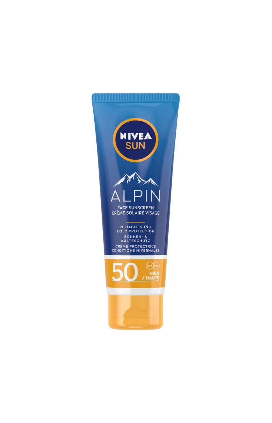 Crème solaire protectrice SPF 50 - Alpin - Visage - 50 ml
