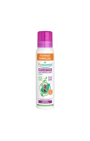 Spray répulsif anti-poux - 6 huiles essentielles - Cheveux - 200 ml