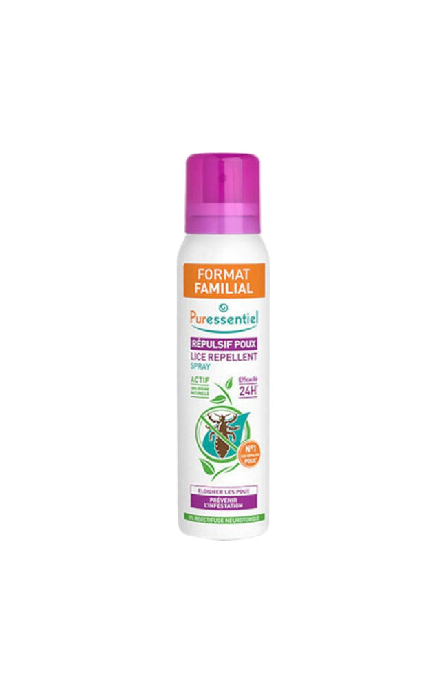 Spray répulsif anti-poux - 6 huiles essentielles - Cheveux - 200 ml