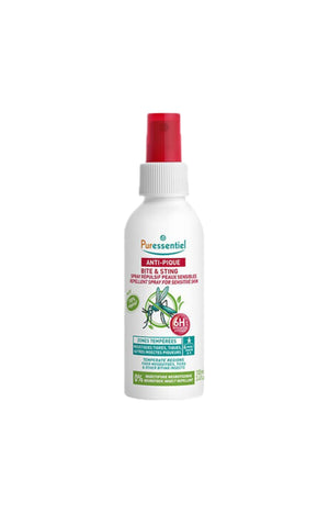 Spray répulsif anti-pique zone tempérées - Eucalyptus citronné - Famille - 100ml