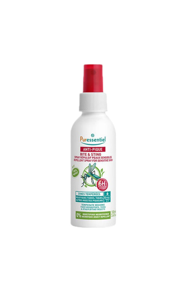 Spray répulsif anti-pique zone tempérées - Eucalyptus citronné - Famille - 100ml