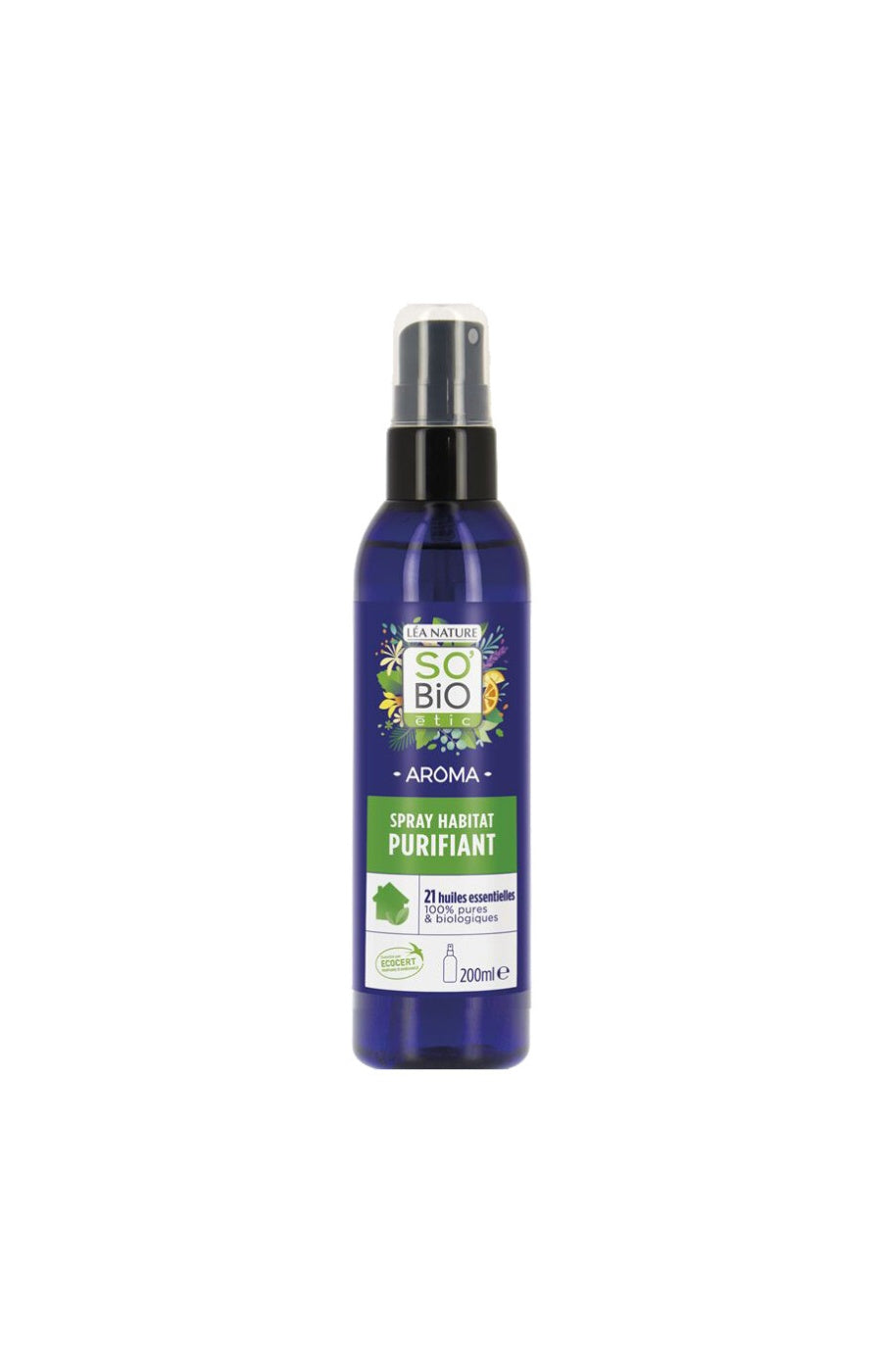Spray habitat purifiant assainissant - 21 huiles essentielles bio - 200 ml