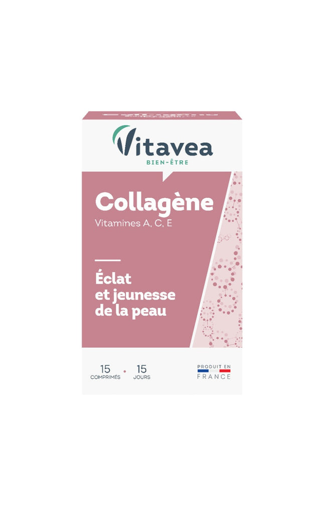 Cure éclat & jeunesse de la peau - Collagène & vitamines A, C, E - 1 mois