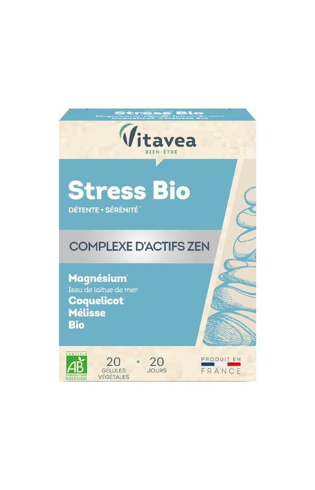 Cure anti-stress bio - Magnésium, coquelicot & mélisse bio - 20 jours