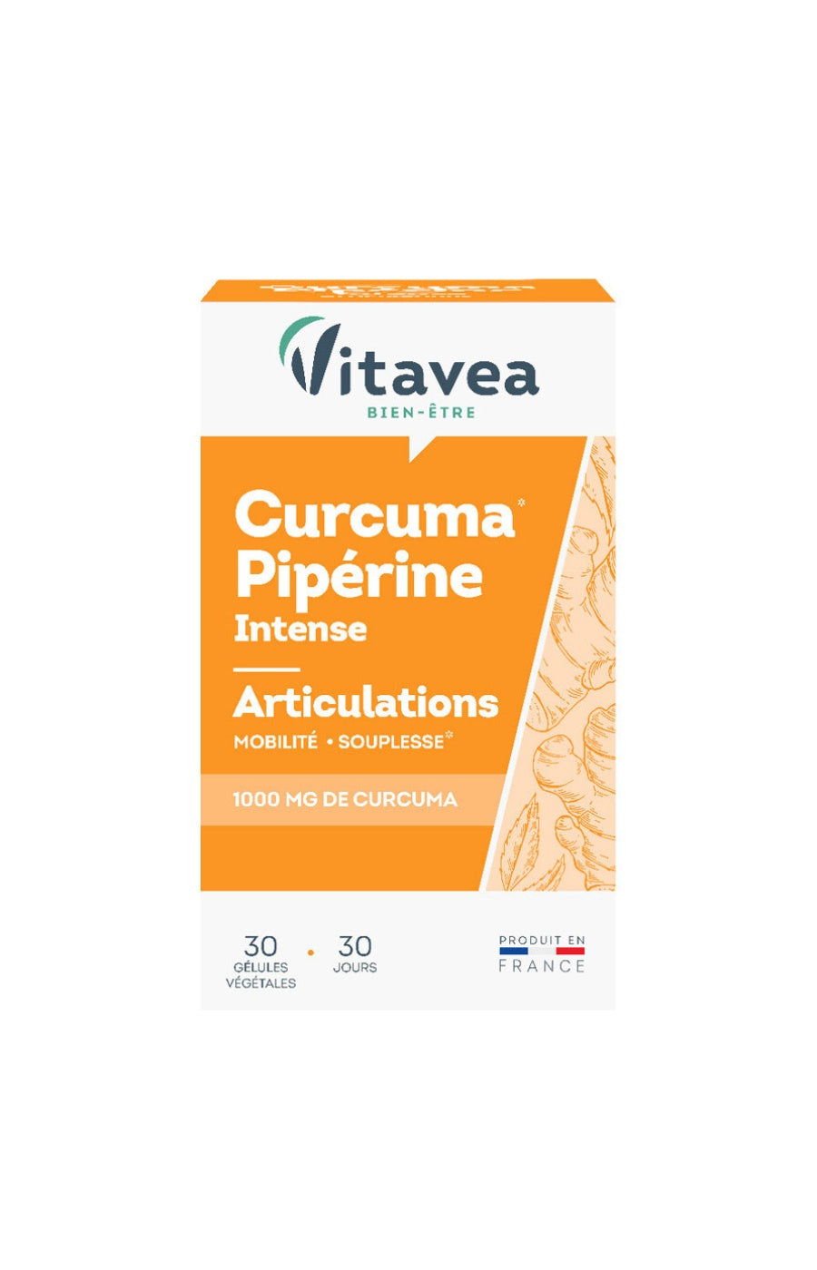 Cure articulations & mobilité - Curcuma pipérine intense - 1 mois