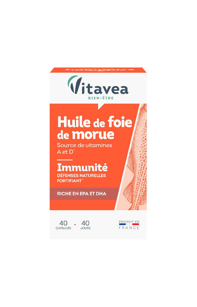 Cure immunité - Huile de foie de morue - 40 jours