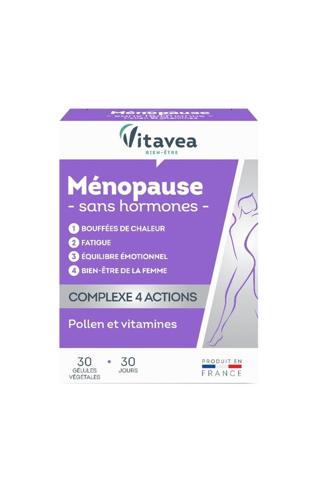 Cure ménopause - Pollen & vitamines - Sans hormones - 1 mois