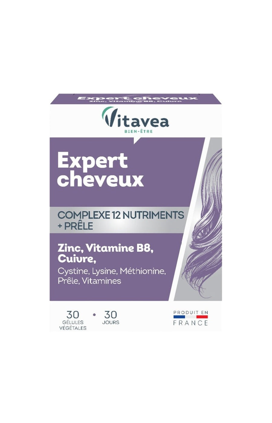 Cure expert cheveux - Complexe 12 nutriments & prêle - 1 mois