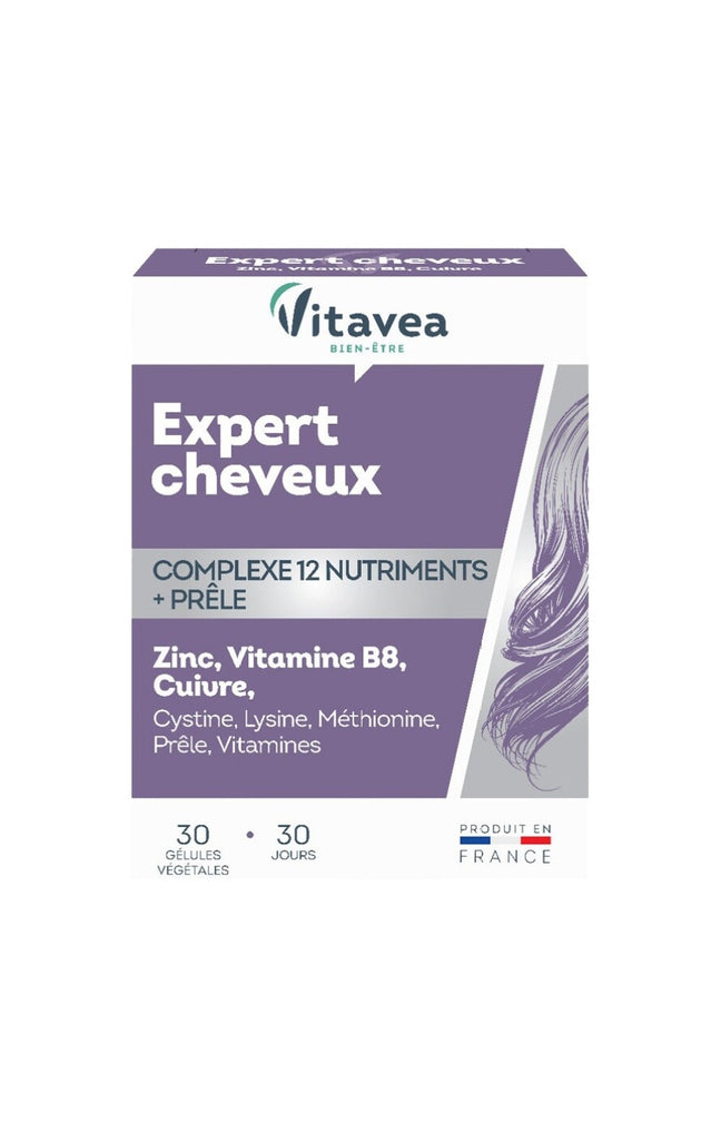 Cure expert cheveux - Complexe 12 nutriments & prêle - 1 mois