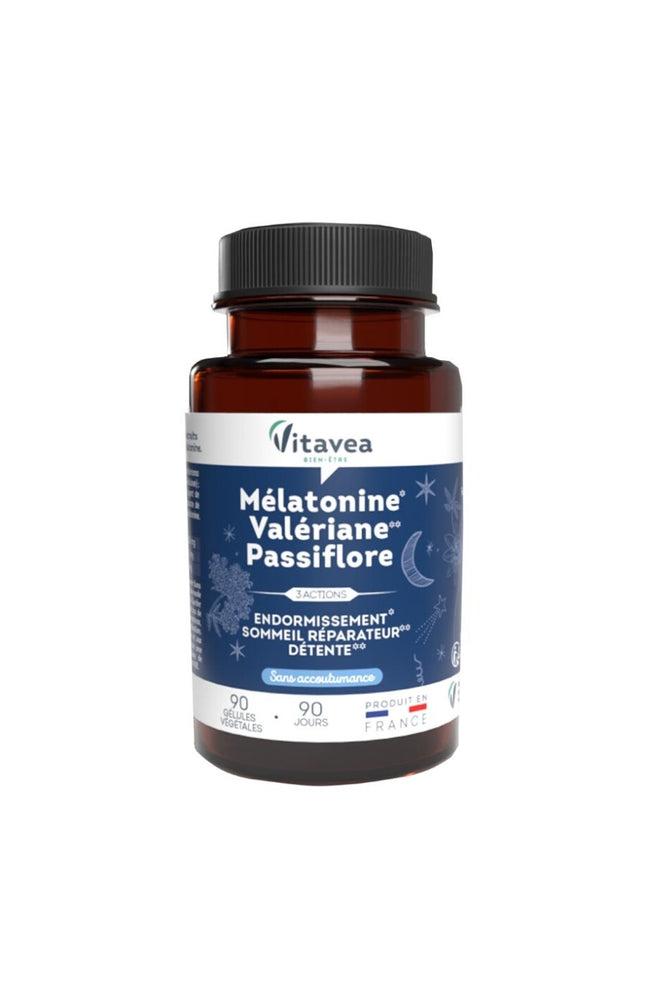 Cure sommeil - Mélatonine, valériane & passiflore - 3 mois
