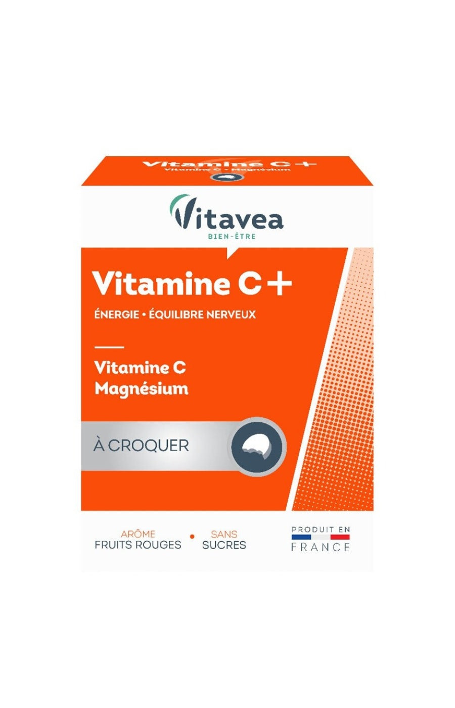 Vitamine C + - magnésium - Fruits rouges - A croquer