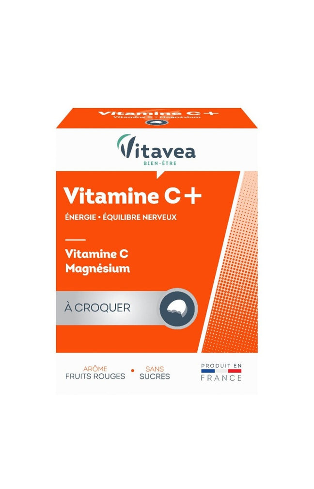Vitamine C + - magnésium - Fruits rouges - A croquer