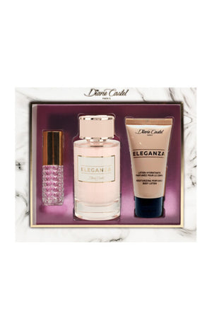 Coffret Eleganza Eau de parfum - Floral fruité - 3 produits