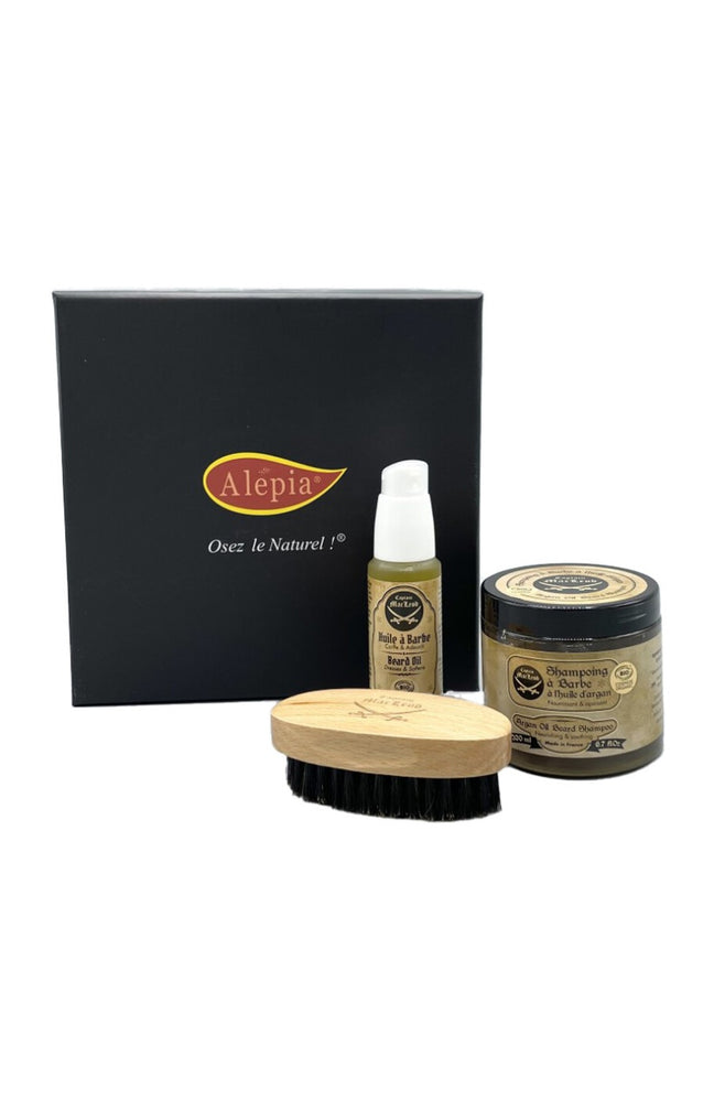 Coffret de soins barbe bio - Homme - 3 produits