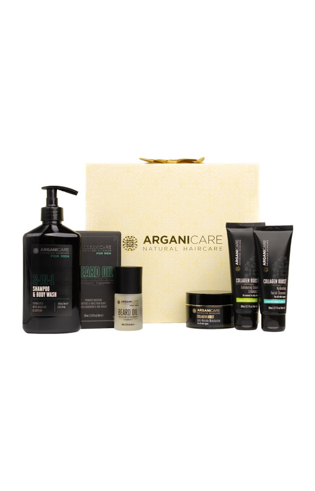 Coffret homme - Cheveux, barbe, visage & corps - 5 produits