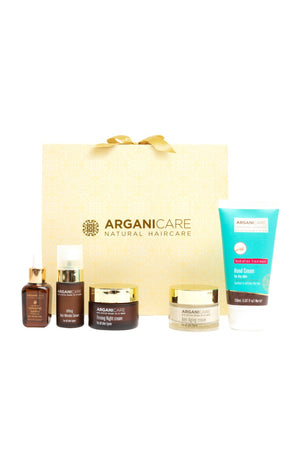 Coffret anti-âge - Argan - Peaux matures - 5 produits