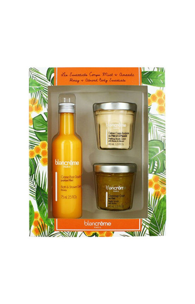 Coffret essentiels douche - Miel & amande - Corps - 3 produits