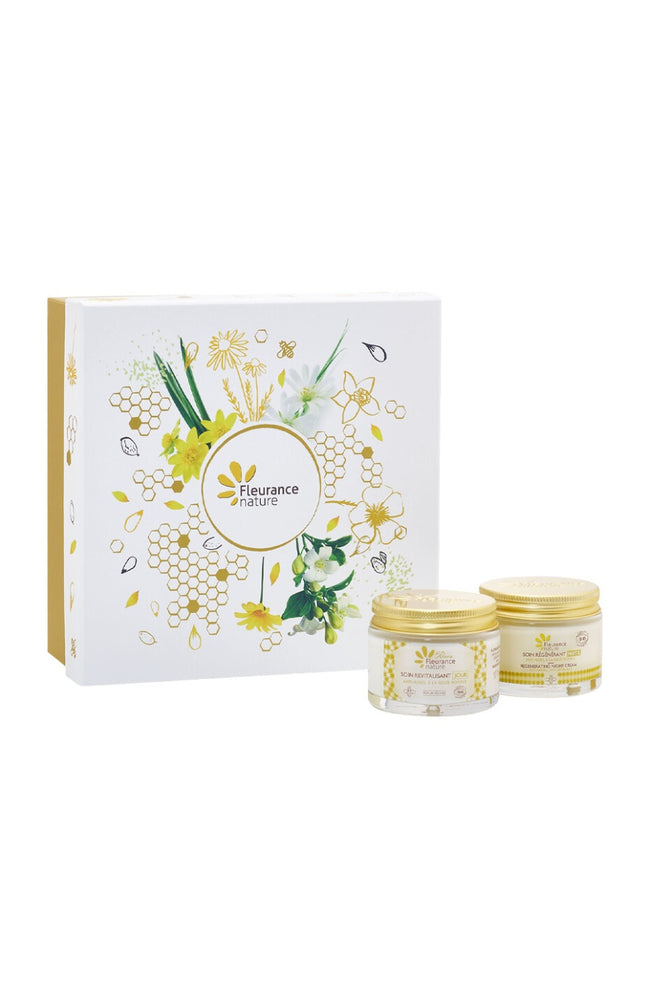 Coffret anti-rides bio - Elixir royal - Visage - 2 soins