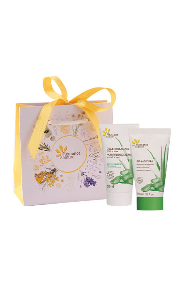 Coffret hydratant & apaisant bio - Aloe vera - Visage & corps - 2 x 50 ml