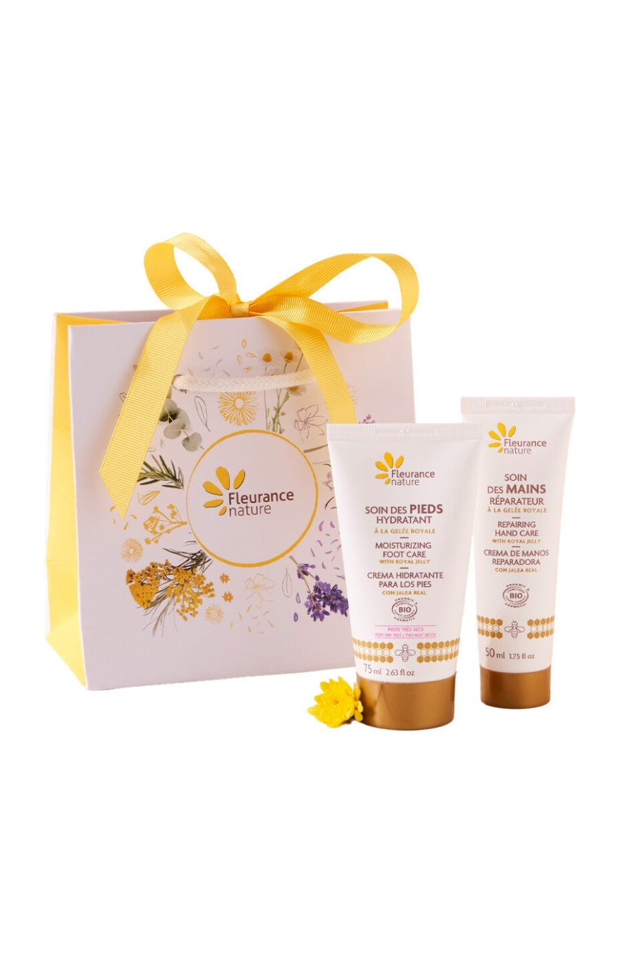 Coffret duo beauté bio - Gelée royale - Mains & pieds