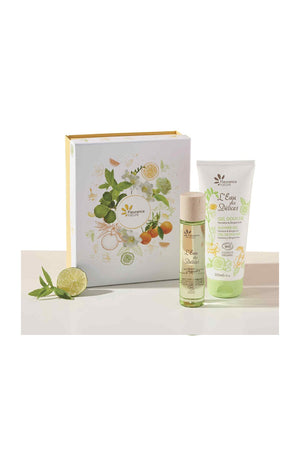 Coffret Eau des Délices bio verveine & bergamote 50 ml - 2 produits