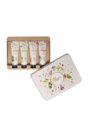 Coffret de crèmes mains bio - 4 x 30 ml
