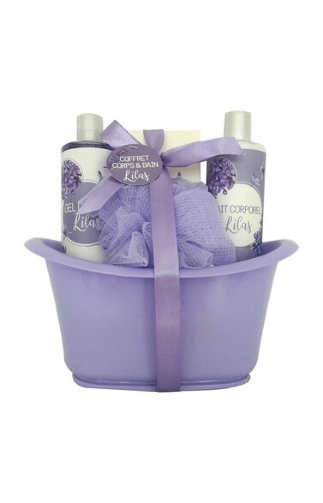 Coffret de bain - Lilas - 4 produits