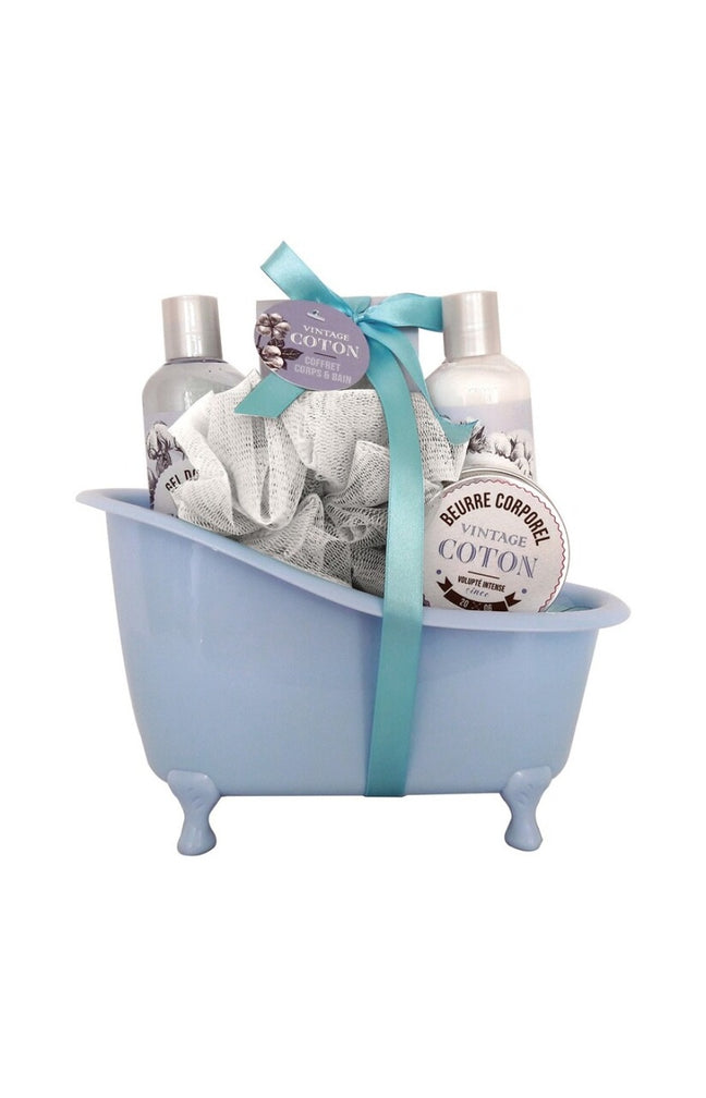 Coffret de bain - Coton - 5 produits