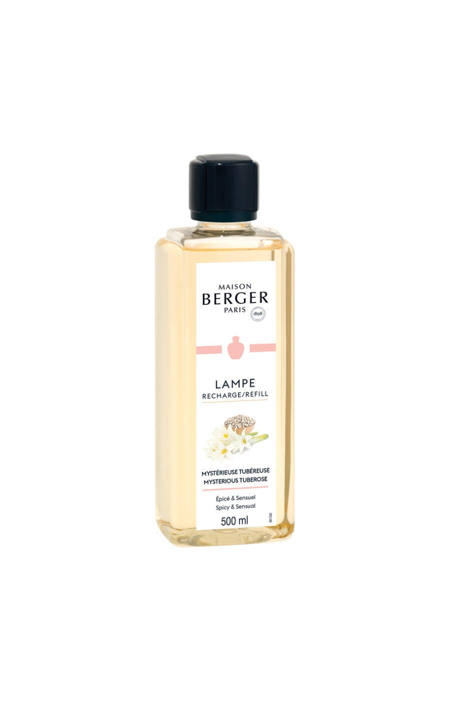 Recharge parfum pour lampe - Mystérieuse Tubéreuse - 500 ml