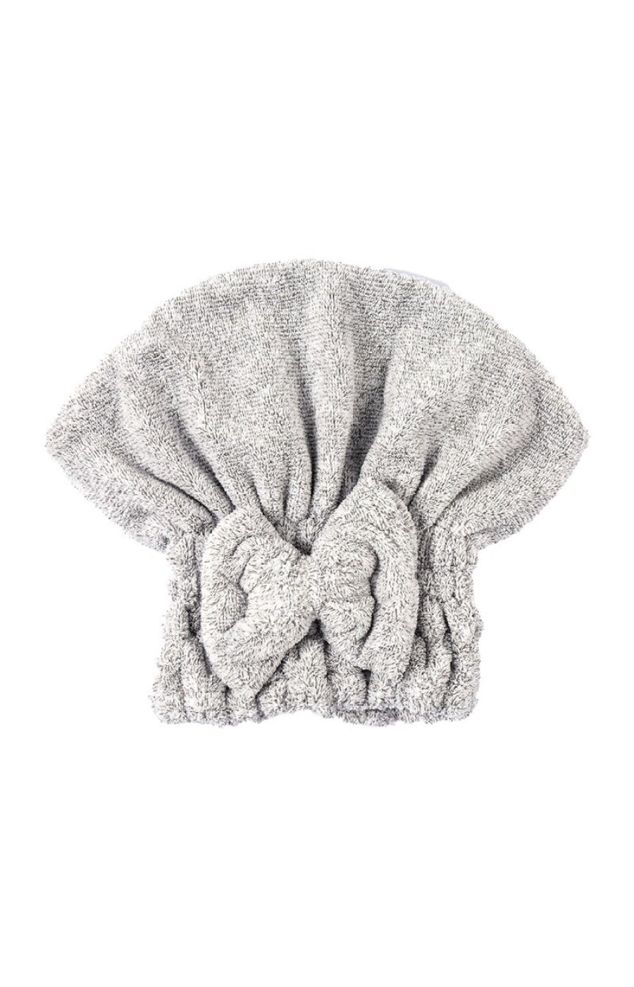 Serviette à cheveux absorbante - Gris clair