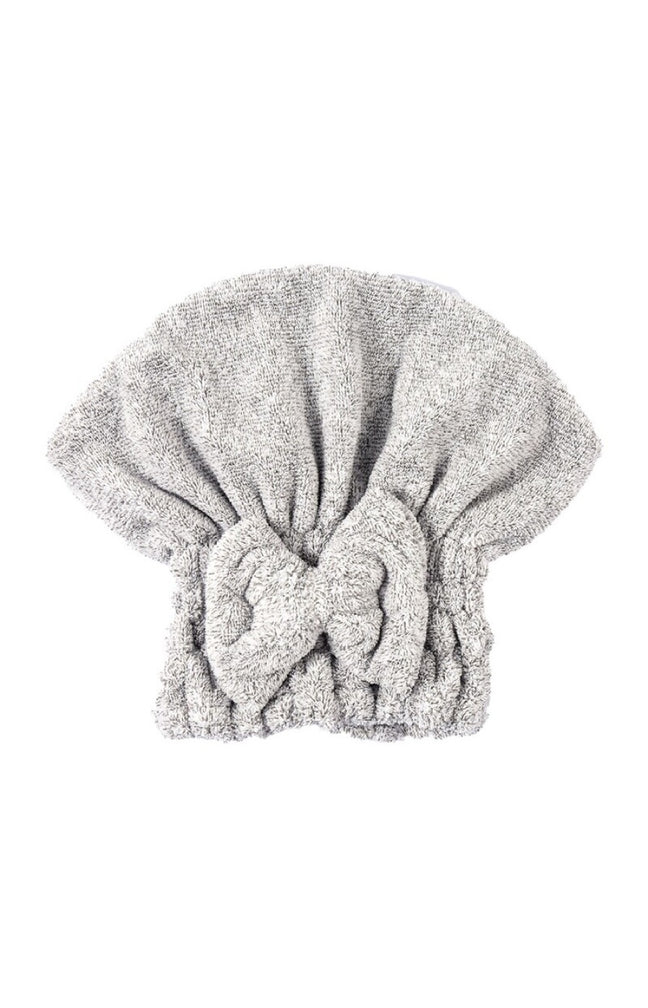 Serviette à cheveux absorbante - Gris clair