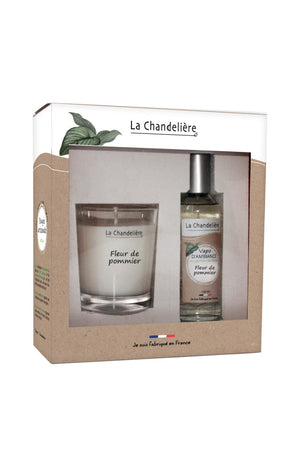 Coffret bougie & diffuseur de parfum - Fleur de pommier