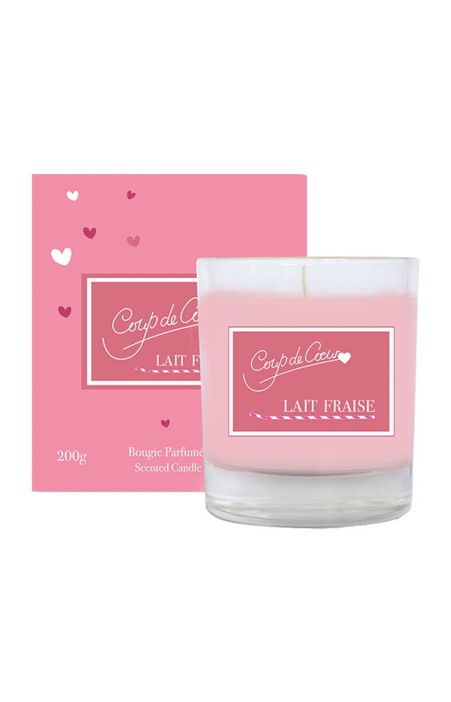 Bougie parfumée - Lait de fraise - 200 g