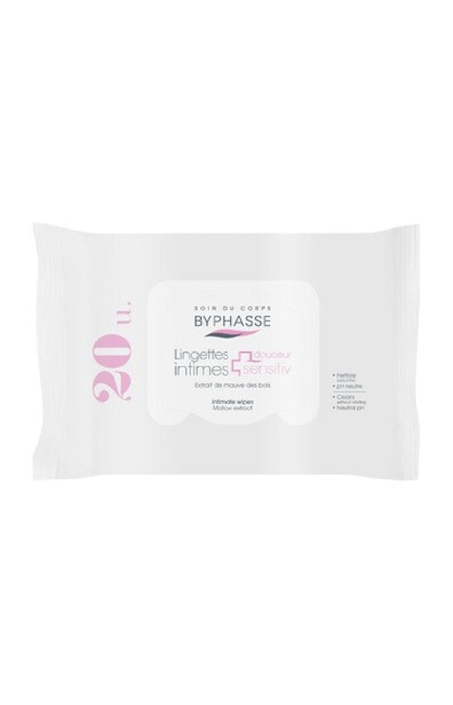Lingettes nettoyantes zone intime - 20 unités