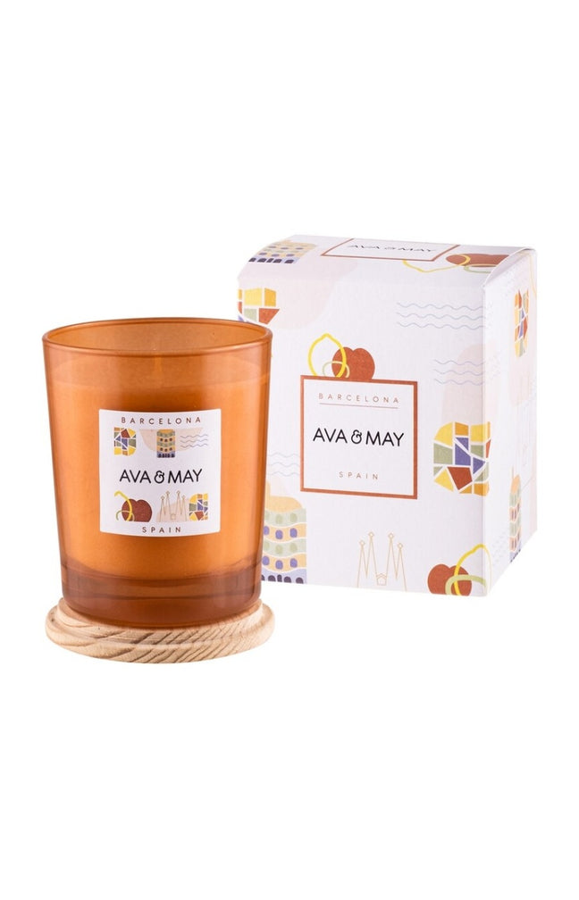 Bougie parfumée - Barcelone - Framboise & jasmin - 180 g