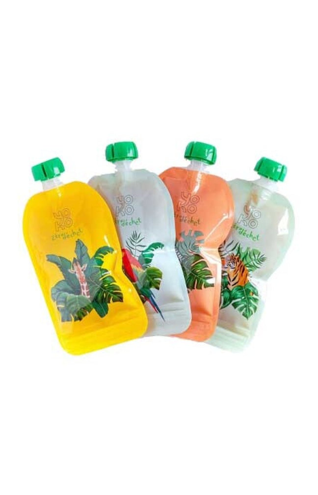 Gourdes compotes réutilisables - Easypote - 4 x 150 ml