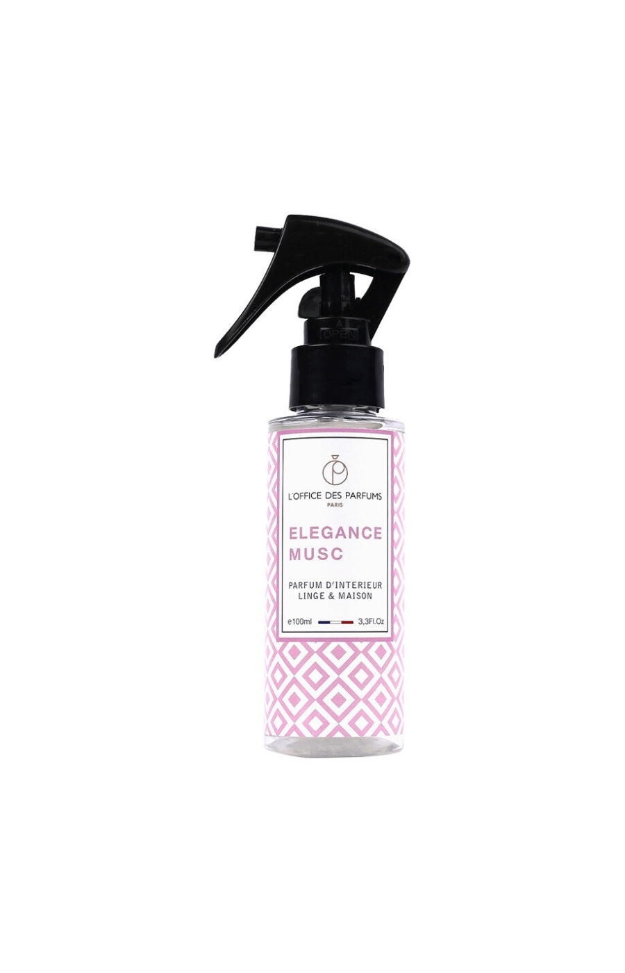 Parfum d'intérieur & de linge - Elegance musc - Floral - 100 ml