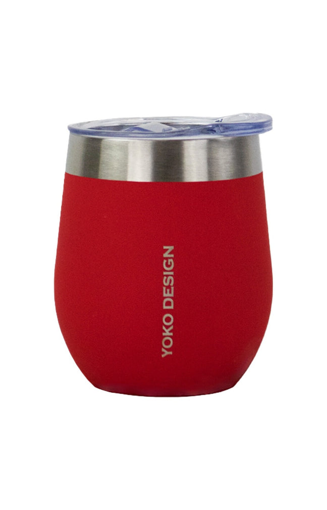 Mug isotherme avec couvercle - Rouge - 250 ml