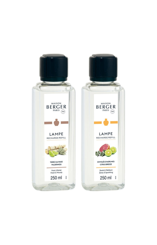 Duo de recharges parfum pour lampe - 2 x 250 ml