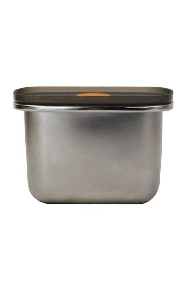 Boite en inox avec couvercle en plastique - 450 ml