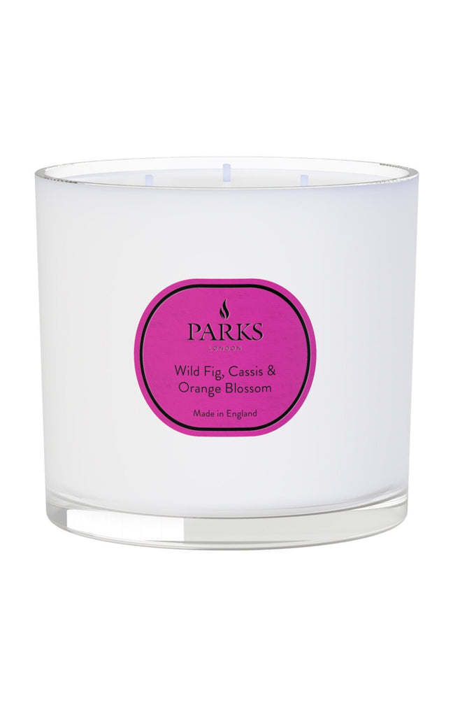 Bougie parfumée à 3 mèches - Figue sauvage, cassis & fleur d'oranger - Vintage Aromatherapy - 650 g