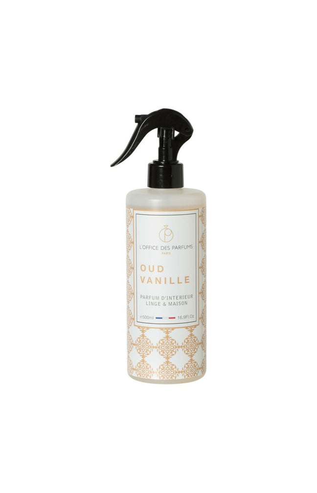 Parfum d'intérieur & de linge - Oud & vanille