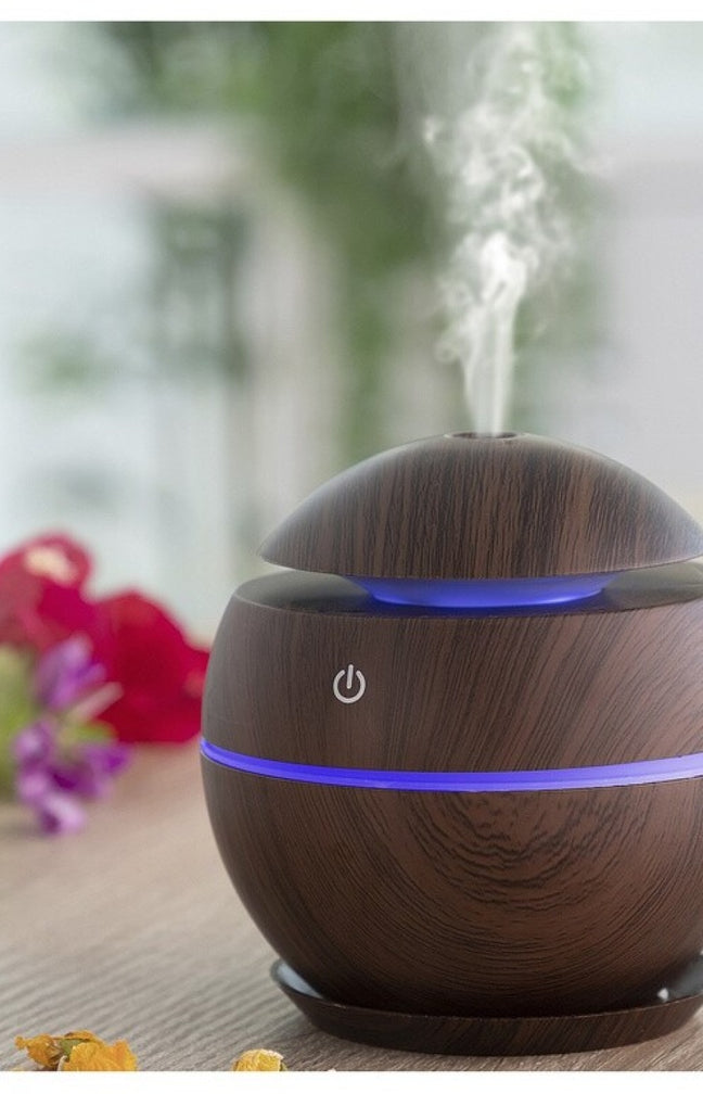 Mini diffuseur d'huiles essentielles - Bois