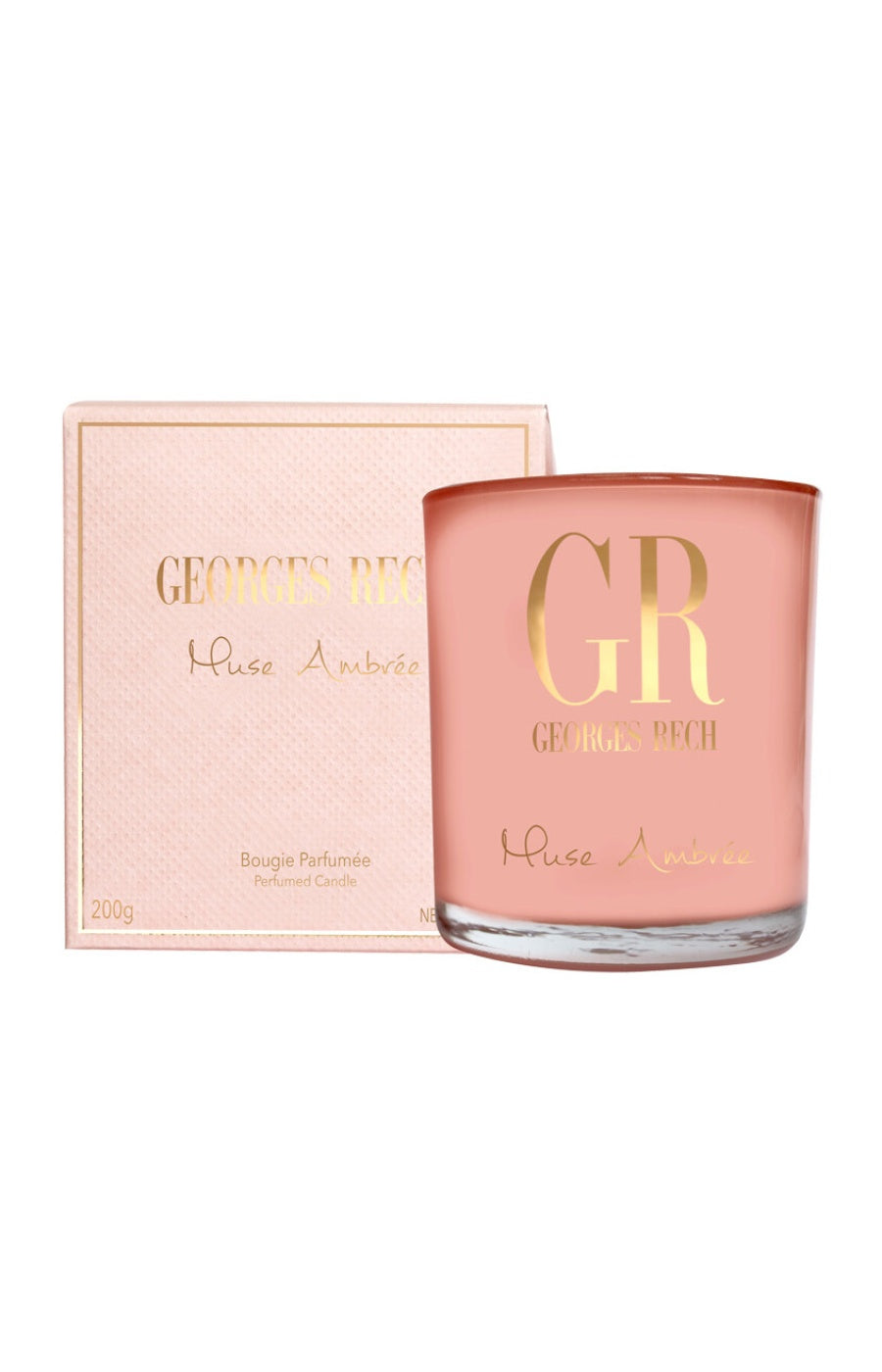 Bougie parfumée - Muse ambrée - 200 g