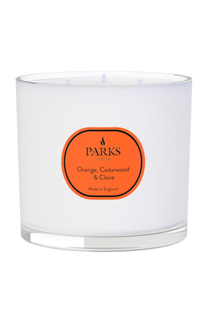 Bougie parfumée à 3 mèches - Orange, cèdre & clou de girofle - Vintage Aromatherapy - 650 g