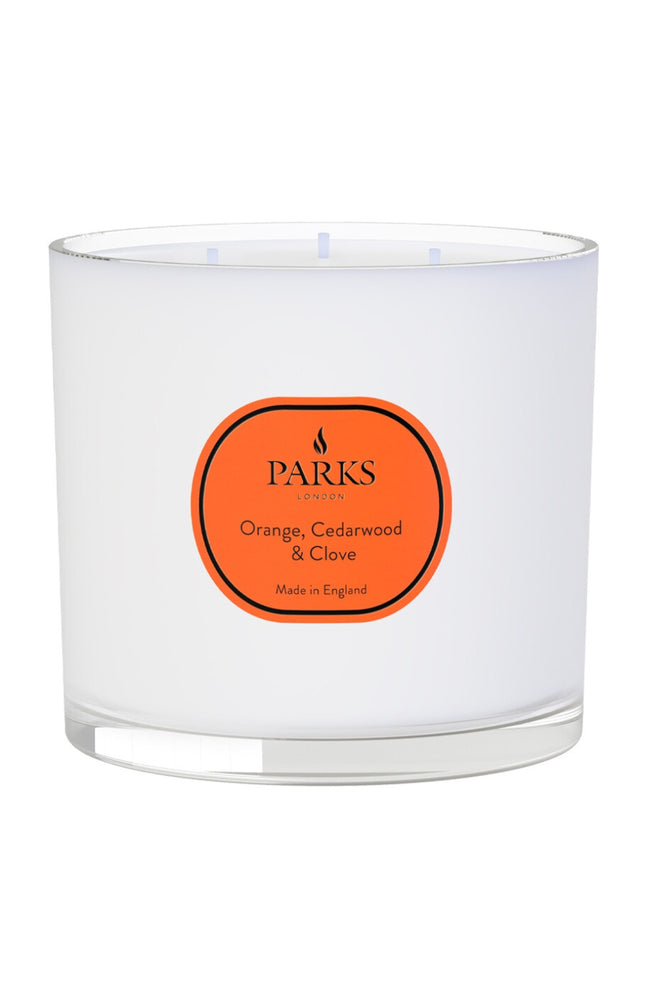 Bougie parfumée à 3 mèches - Orange, cèdre & clou de girofle - Vintage Aromatherapy - 650 g