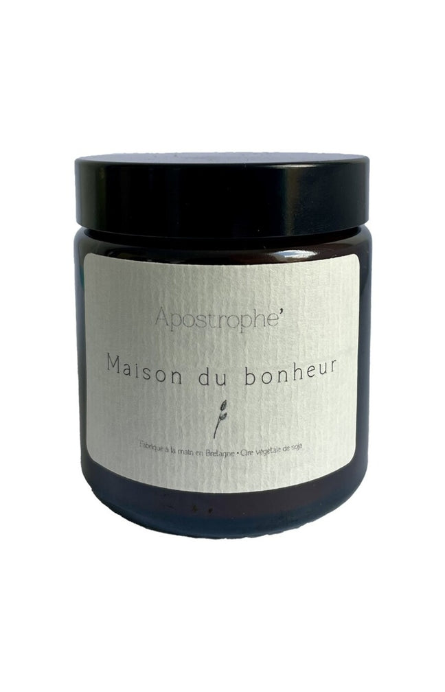 Bougie parfumée - Cèdre blanc, patchouli & musc vanillé - Maison du bonheur - 25h
