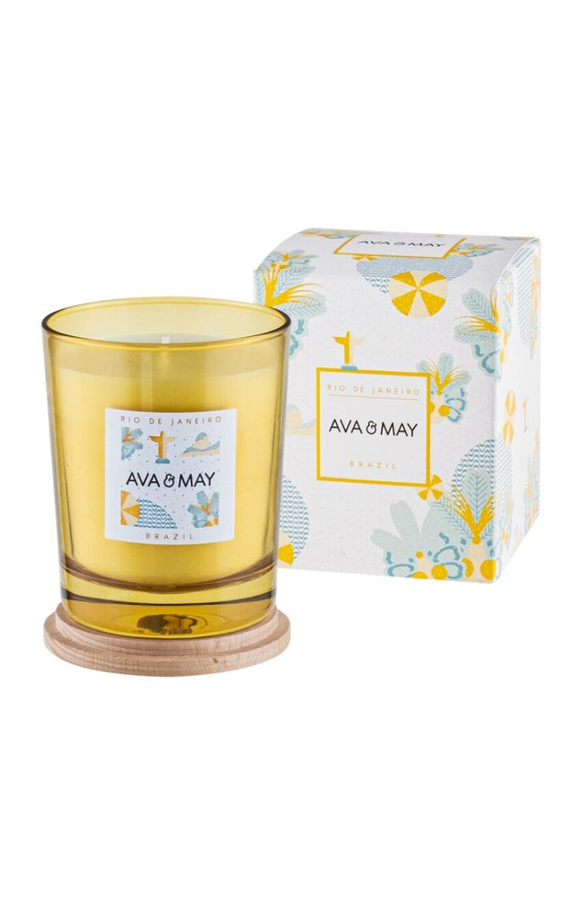 Bougie parfumée - Rio de Janeiro - Lilas & mandarine - 180 g